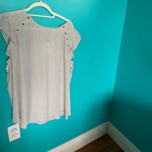 The Loft striped blouse